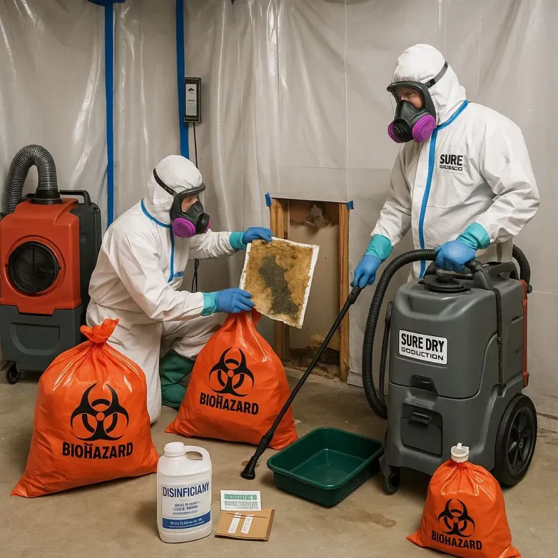 Contaminated Water Handling Protocols process in Galateo, PR